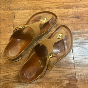 Birkenstock Tan Leather Sandals